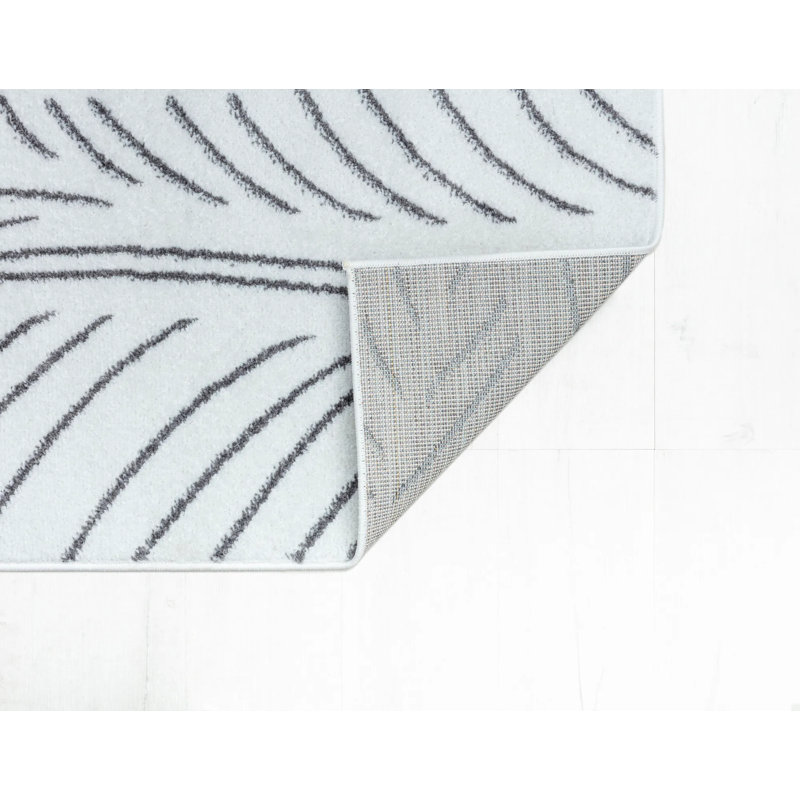 Tapis blanc Azalea, Rectangle 2 pi 0 po x 4 pi 0 po