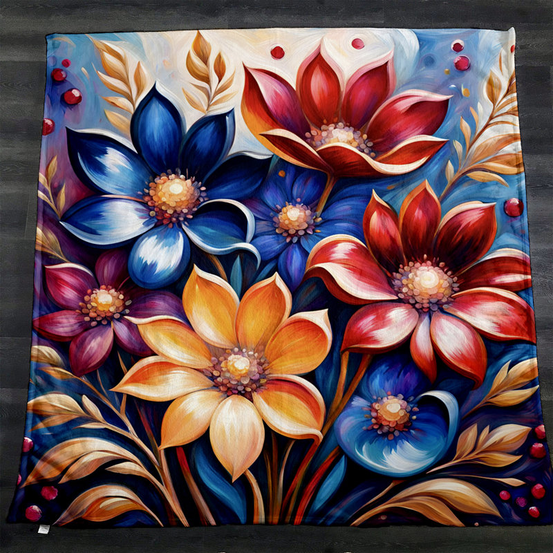 Throw Blanket, 51" W x 60" L