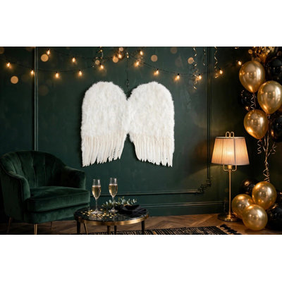 Medium Angel Costume Wings - White