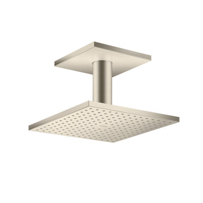 ShowerSolutions Square Showerhead 250 2-Jet Ceiling Connection
