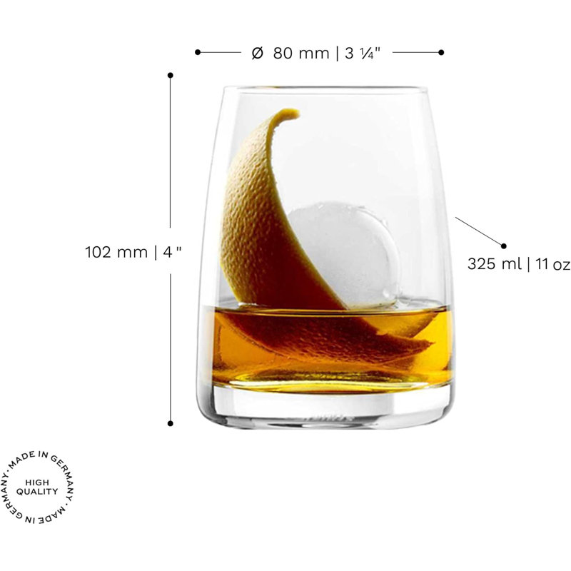 Stolzle Lausitz, Dereion -Whisky D.O.F Glasses, 325ml