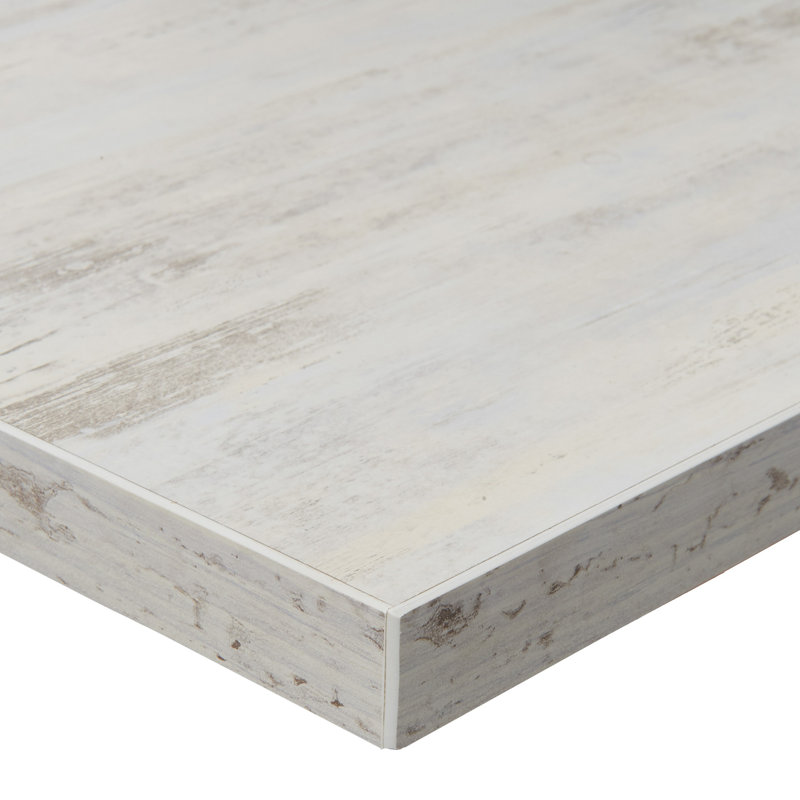 Épaisseur de 1 po du plateau de table d'intérieur Relic, H 1 po x L 48 po x l 30 po, Finition antique