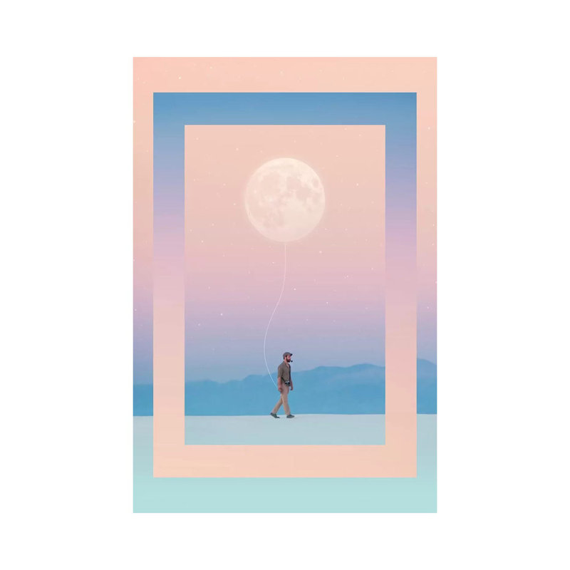 Moon Walker by Enkel Dika - No Frame Gallery-Wrapped Canvas Giclée on Canvas