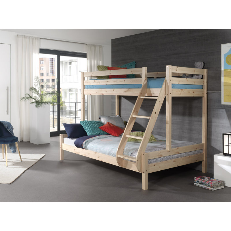 Martin European Single (90 X 200 Cm) Bunk Bed, Nature