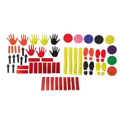 Soyez créatif! Ensemble de couloir sensoriel pour mur et plancher