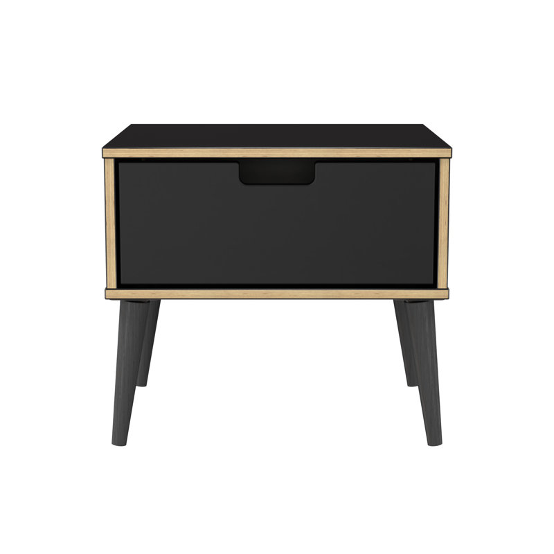 Buldir 45cm W Manufactured Wood Bedside Table