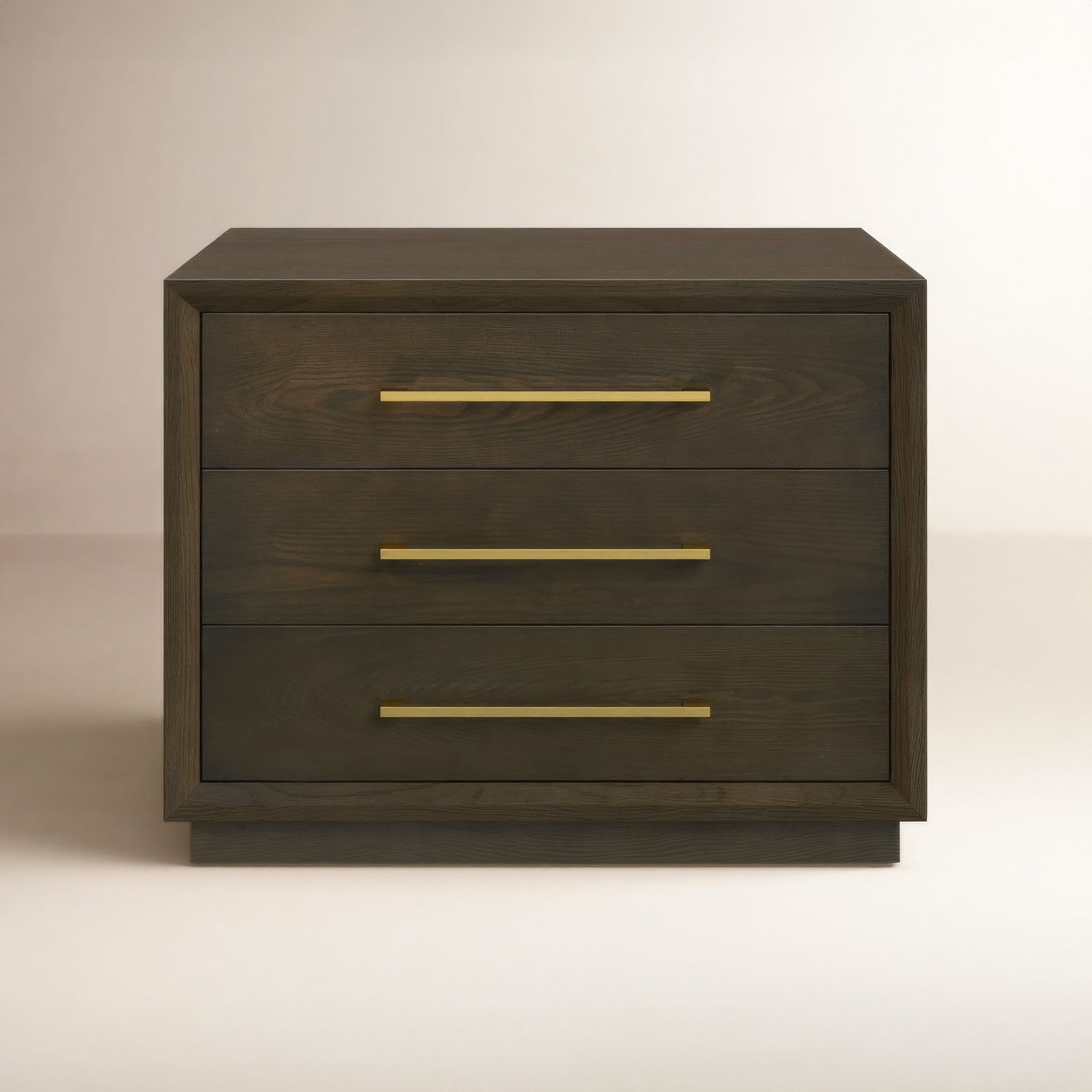Langley 3 - Drawer Nightstand, Cherry