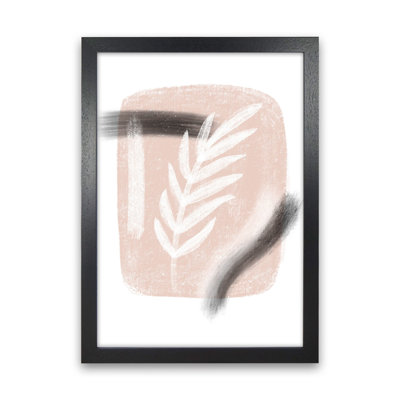 Dalia Chalk White Leaf by Pixy Paper - Print