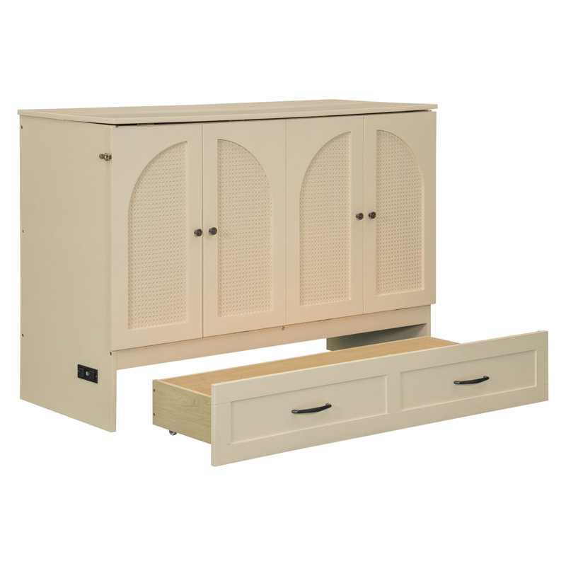 Murphy Bed with Large Drawers