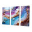 Opulent Agate Azure Dreams Glam - ensemble de reproductions d'art mural en marbre-1409249493-1409249494