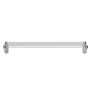 Chrome Wire Wall Mount Shelf