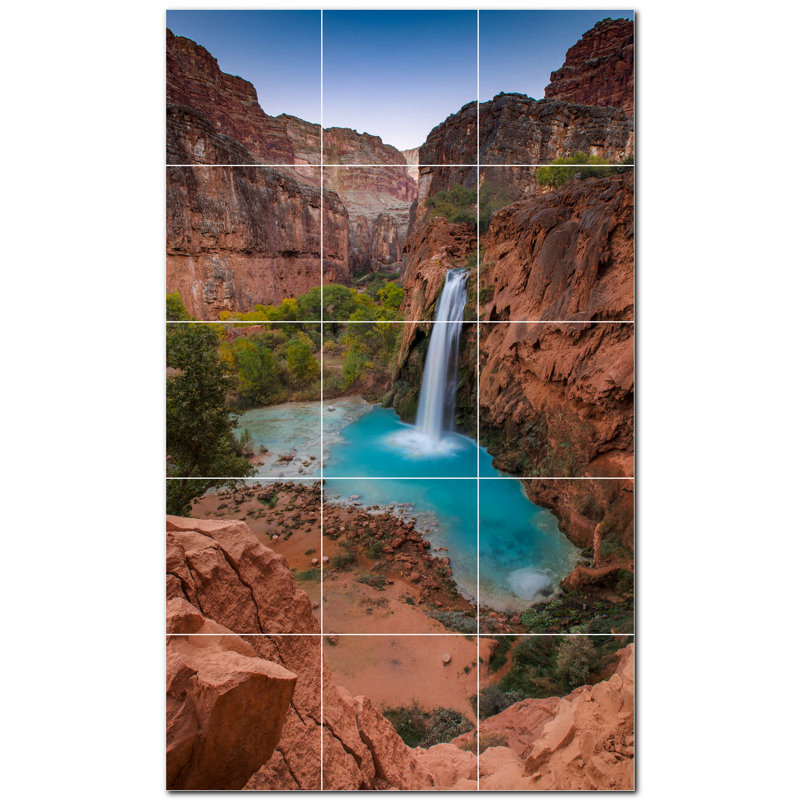 6'' x 6'' Satin Ceramic Decorative Mural
