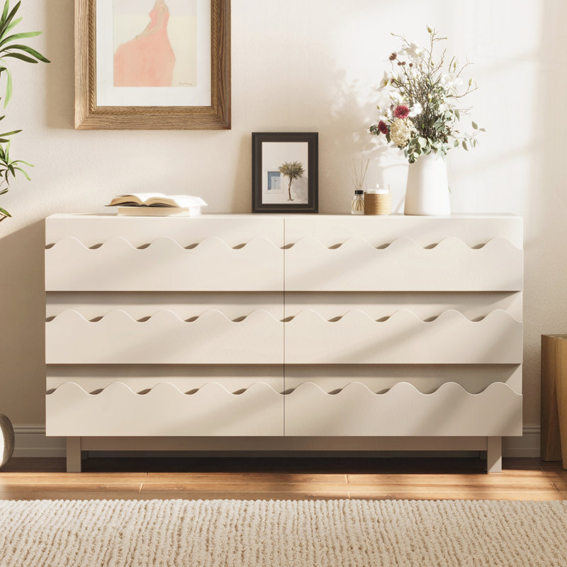 Commode moderne pour chambre à coucher, salon et chambre de bébé, Blanc