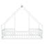 Lit de garde-corps blanc simple en forme de maison de garde-corps en bois de pin pour un sommeil confortable et sécuritaire-1362761541