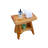 EcoDecors - Serenity, 18 Inch Wide - Teak Shower Bench - Bathroom Stool Seat - in Earthy Teak