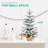50CM Flocked Tabletop Christmas Tree