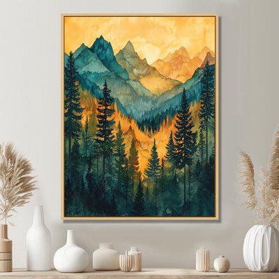 «Gorch Forest Echoes In The Summit Of Alaska III», art mural sur toile Alaska