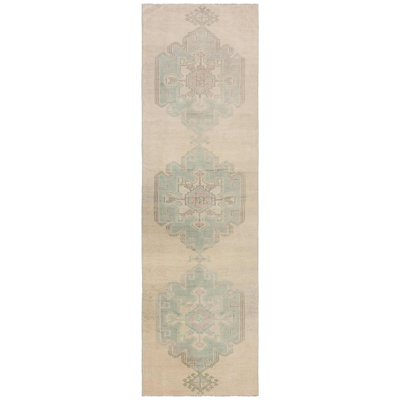 Vintage Turkish Konya Wool On Wool 2Ft8inx10ft10in