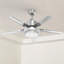 Ventilateur de plafond moderne en acier inoxydable argenté-1483651371