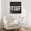 «Peaceful Snowy Bedroom Peaceful Serene Abstract Christmas Tree Landscape Winter», reproduction d'art murale-129968116