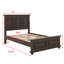 Lit traditionnel traditionnel style campagne et campagne-955486295-955486292