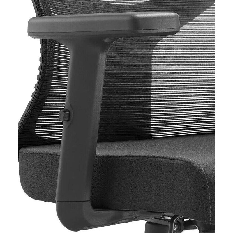 Fauteuil de bureau ergonomique Michaelene, Noir