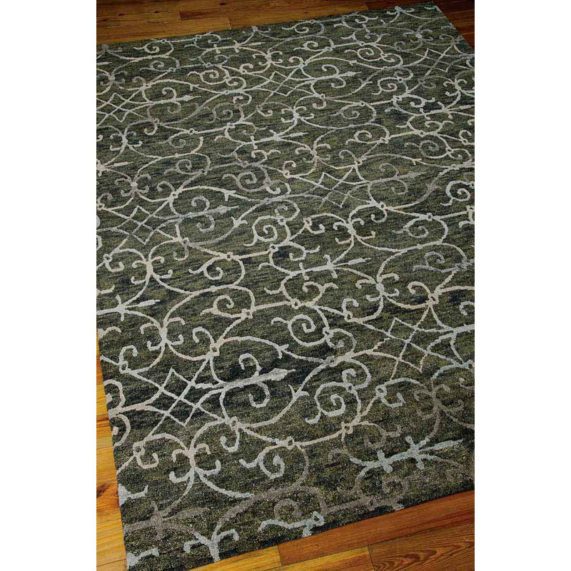 Gaskill Wool Ikat Indoor Rug, Rectangle 7'9" x 9'9"