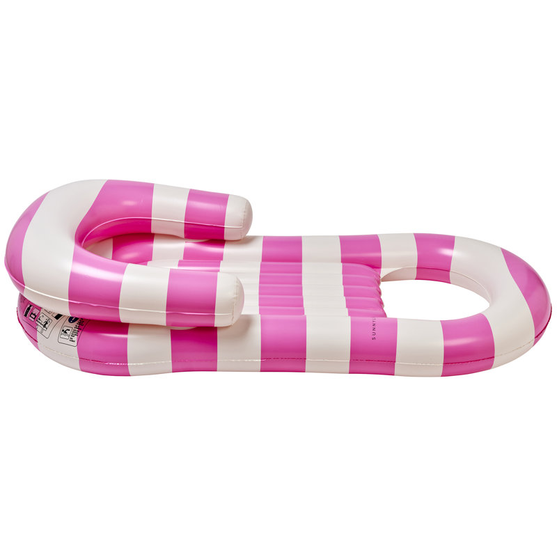 Laze & Lounge: Zest - Rayures magenta, Rose