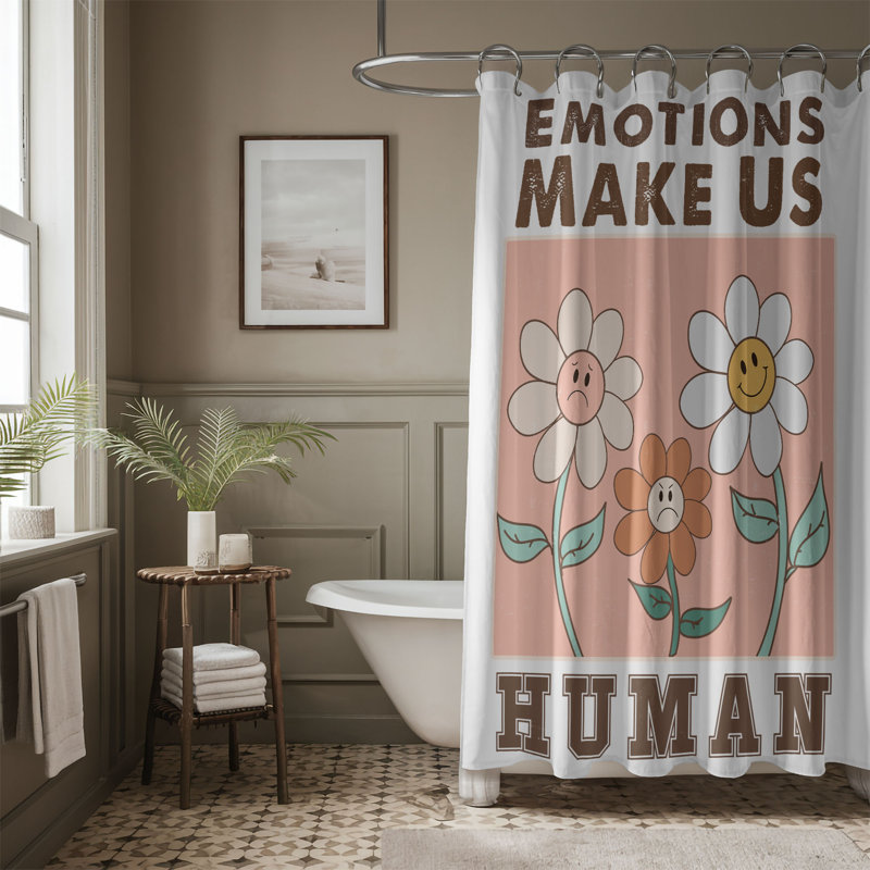 Thanush Shower Curtain, 74"H x 71"W