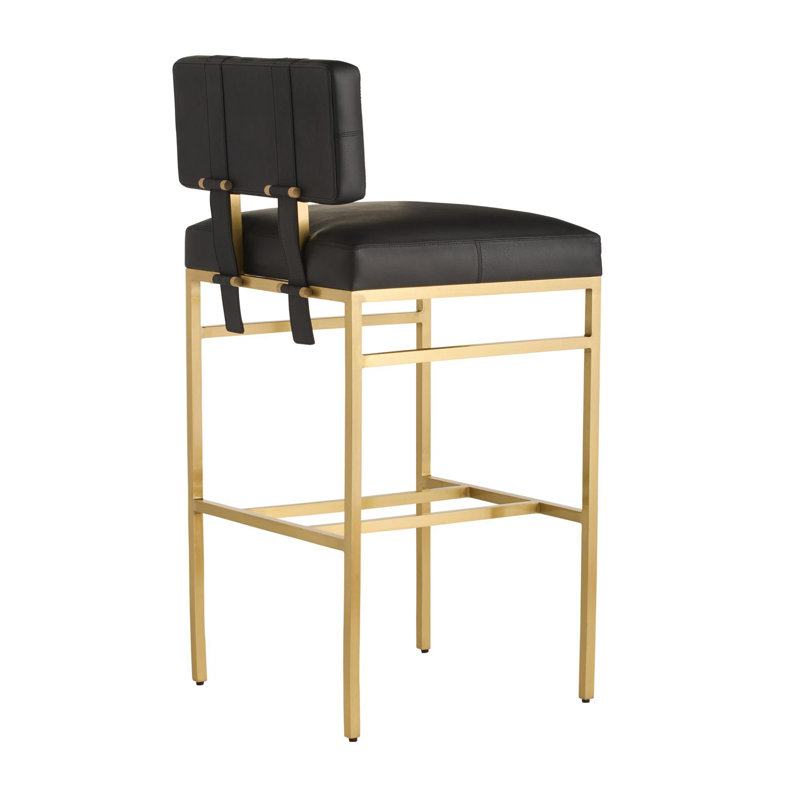 Laney Stool, Bar Stool (31.5” Seat Height), Black