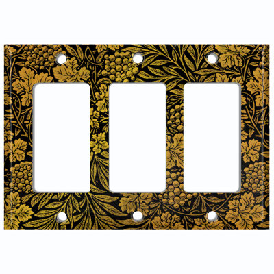 Copper Rust Patina Teal Print 3 - Gang Rocker Standard Wall Plate