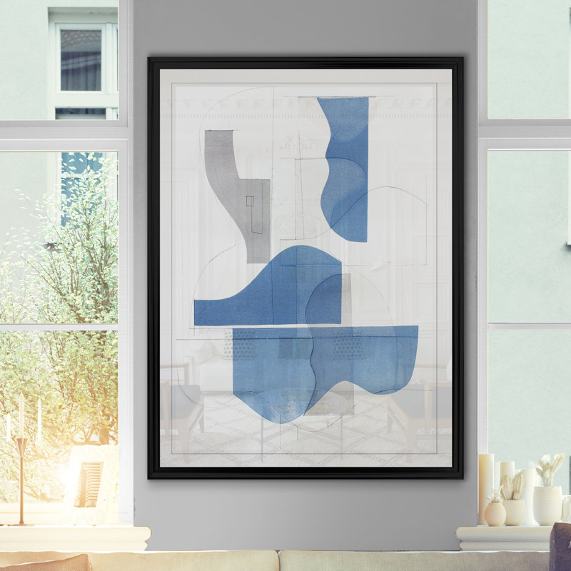 «Pottery Forms II», reproduction sur toile, H 22,5 po x l 30,5 po x P 1,5 po, Cadre noir
