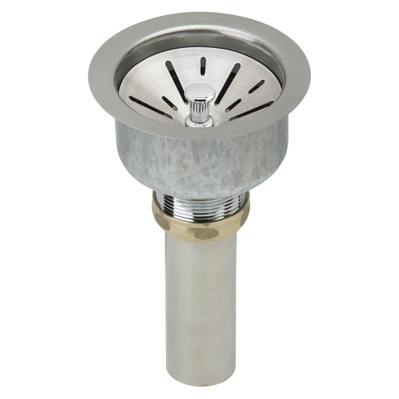 Drain d'évier de cuisine en acier inoxydable Elkay Deluxe 3-1 / 2