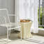 Table d'appoint 15,16 pouces en fibre de verre robuste pour salon