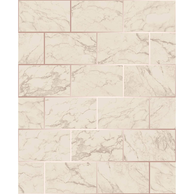 Radium 10m x 52cm Wallpaper Roll, Rose Gold