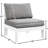Lajoy Aluminum Outdoor Armless Lounge Chair-405302515-405302514