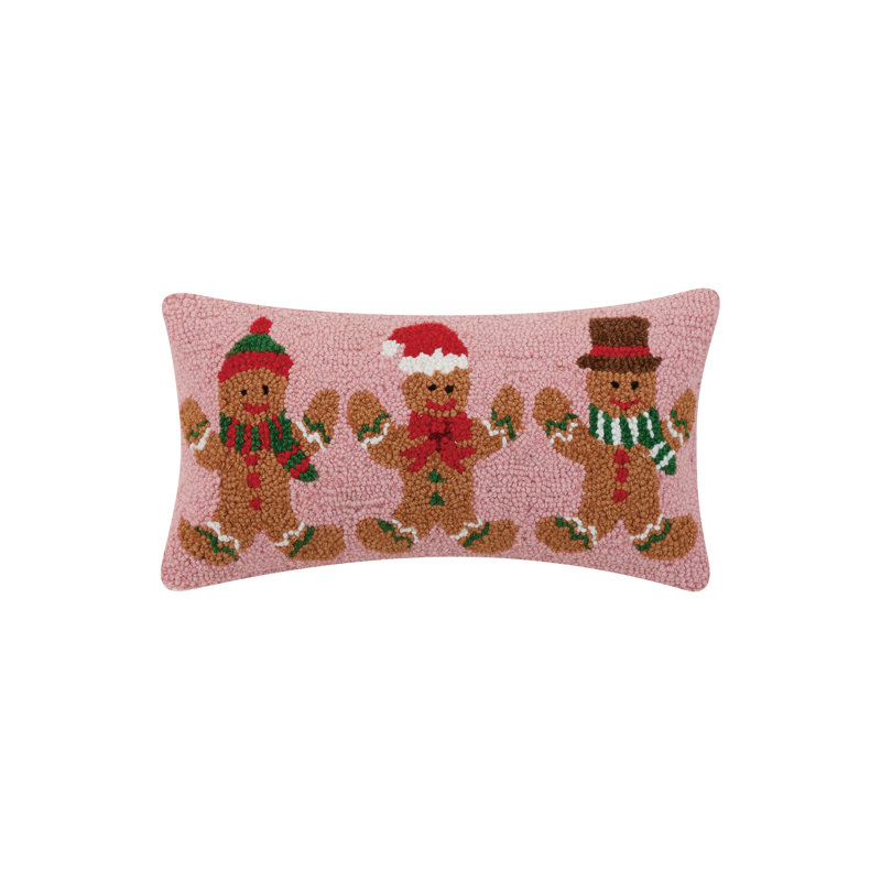 Wool and Velvet Throw Pillow