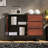 Retro Simple Lacquered Wooden Sideboard