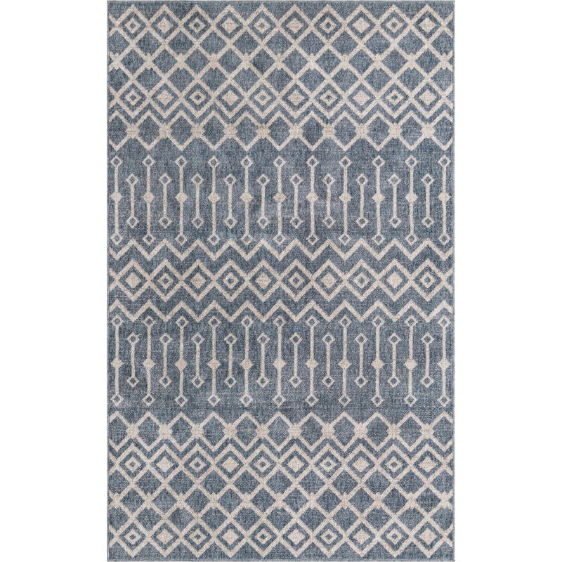Abstract Indoor Rug, Rectangle 5'3" x 8'