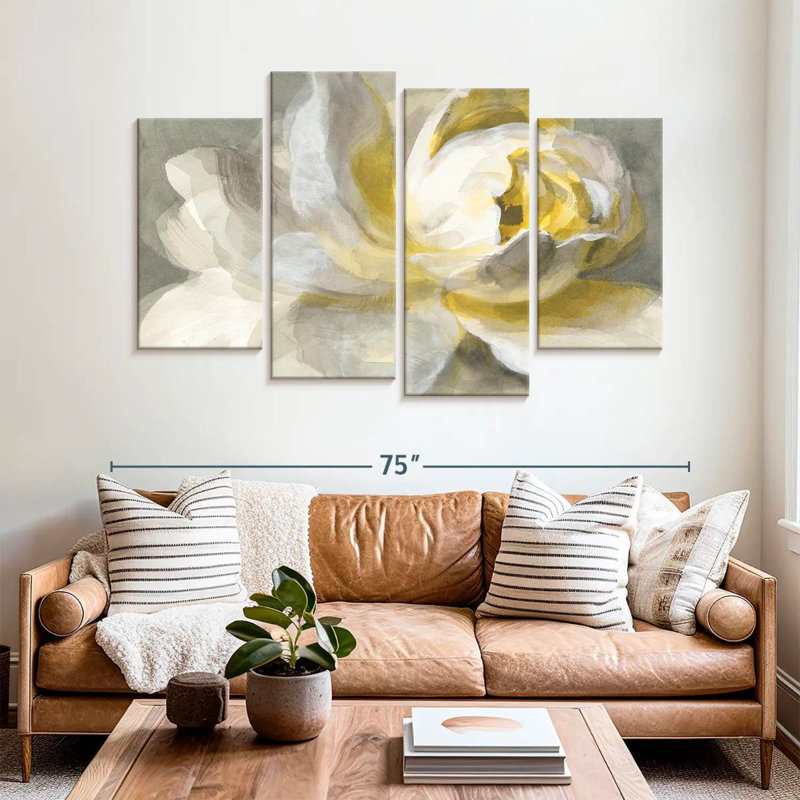 Harnek Abstract Rose White II