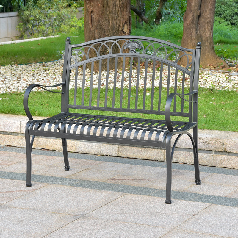 Banc de jardin en fer Anzum