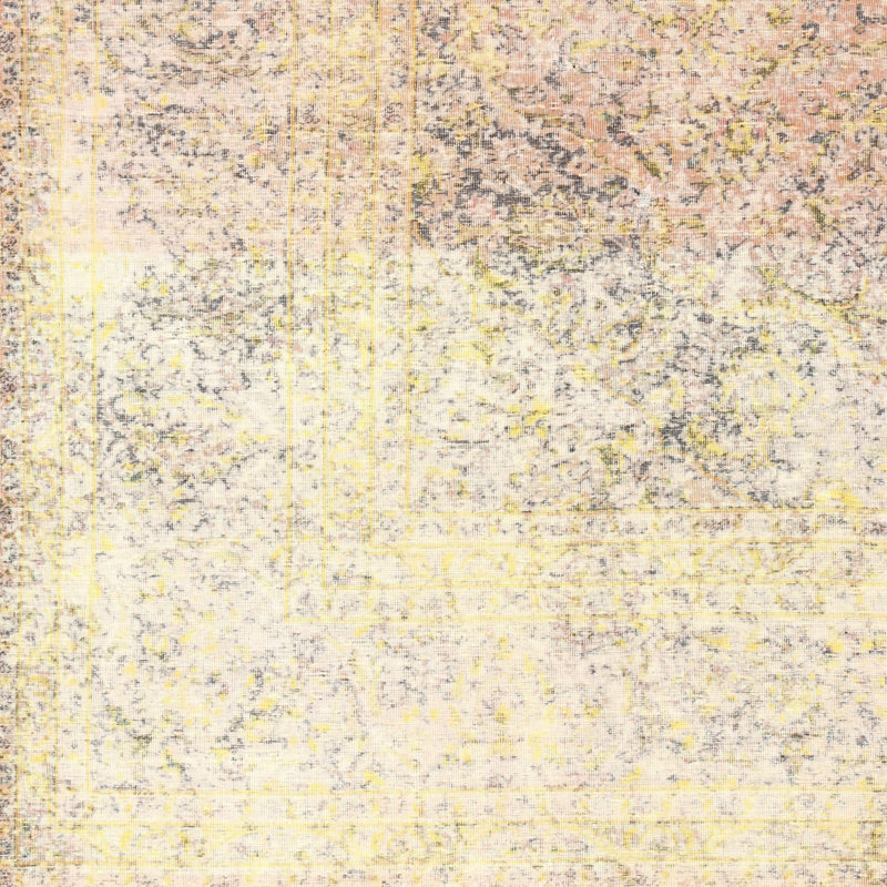 Tapis décoratif en laine beige Khosrov, Rond 8 pi