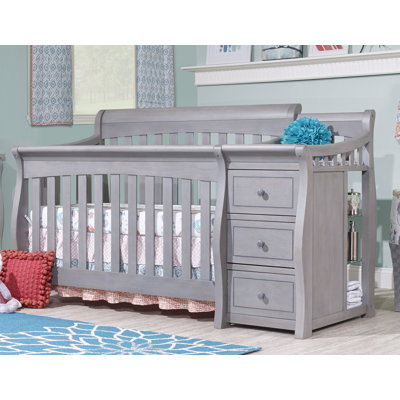 Princeton 3-in-1 Convertible Solid Wood Crib and Changer