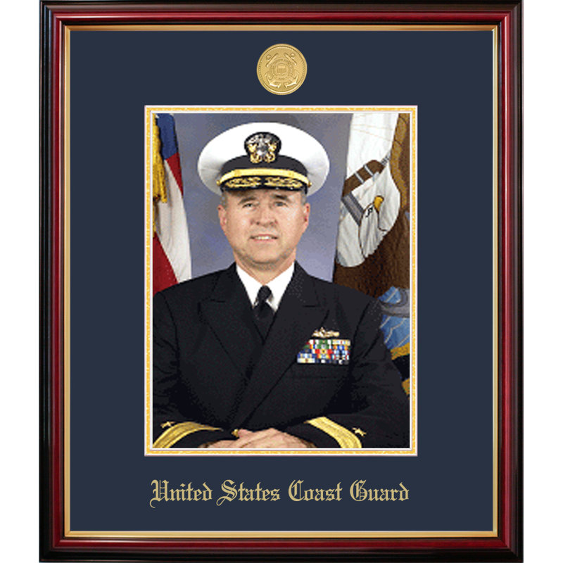 Coast Guard Portrait Petite Picture Frame