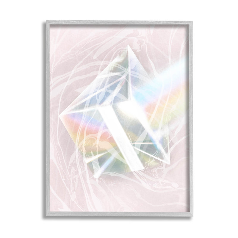 Art giclée pastel prisme pastel par Lil 'Rue, H 14 po x l 11 po x P 1,5 po, Estampe numérique Farmhouse