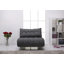Mikaylin Twin 101cm Faux Leather Convertible Sofa-11023563