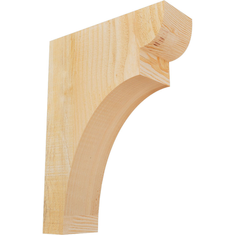 Yorktown Corbel, H 16 po x l 4 po x P 12 po, Sapin de Douglas, Sciage brut