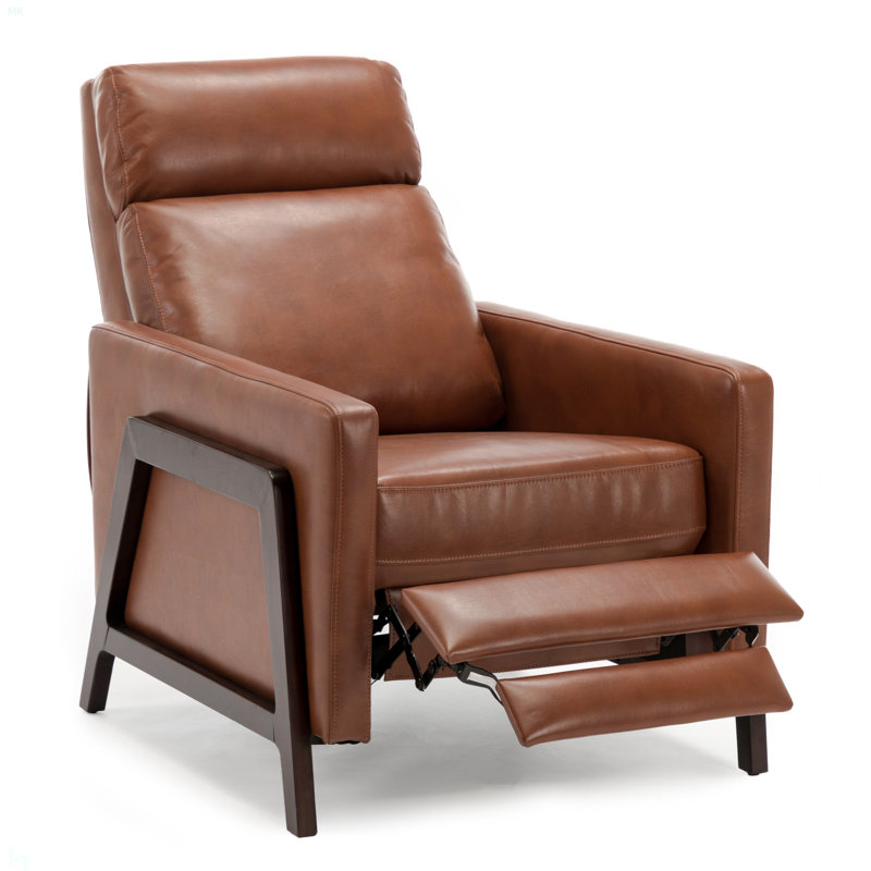 Fauteuil inclinable par pression Madeline - Caramel
