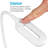 OttLite Organizer LED Desk Lamp Wireless Charging, 3 Colors, Dimmable, Flexible Neck, Storage Area