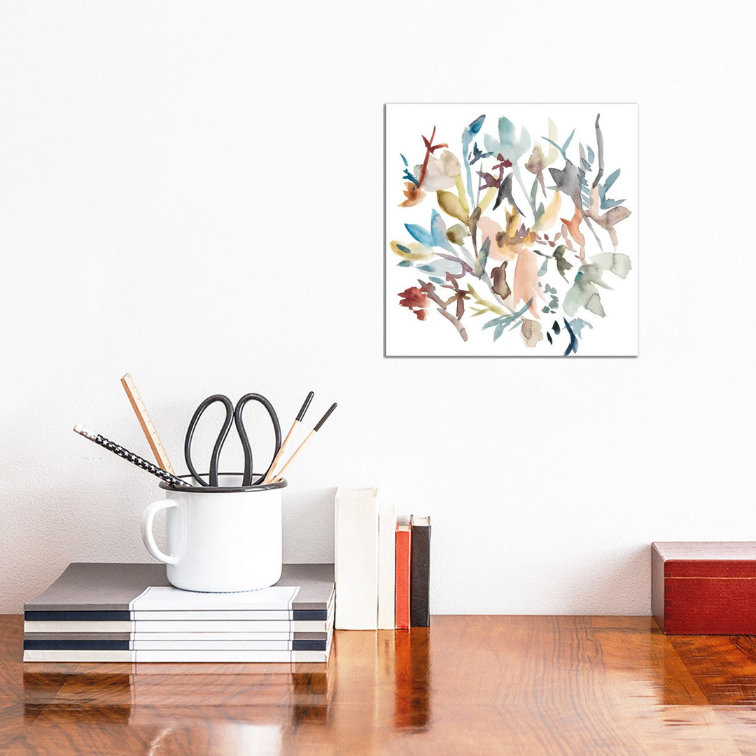 Forest Flowers I by Chariklia Zarris - Wrapped Canvas Painting